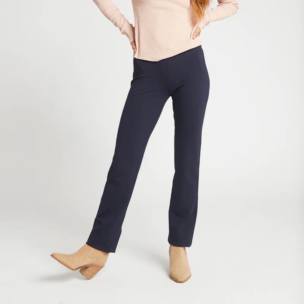 Betabrand Small Short Petite Classic Straight Leg Dress Pant Yoga Pant